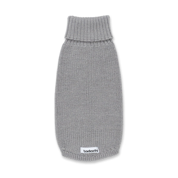Grå unisex uld hundesweater
