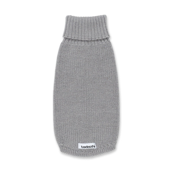 Female Wool dog sweater Grey