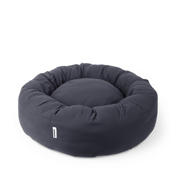 warm grey donut bed